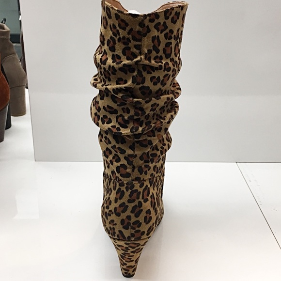 1 left! Nature Breeze Leopard Slouch Heel BOOT - Picture 6 of 7